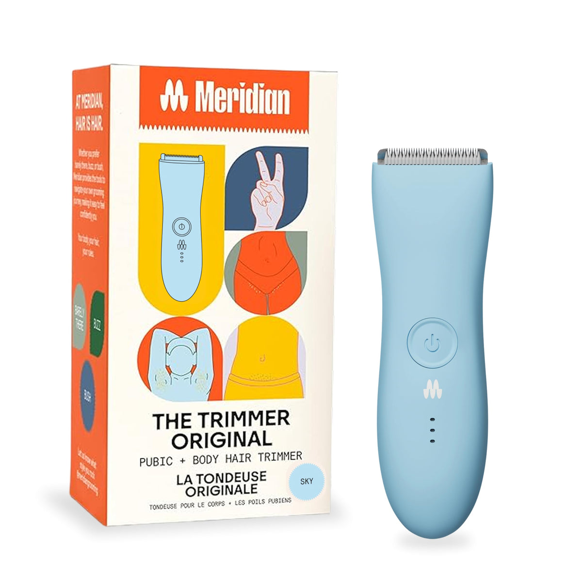 MERIDIAN The Trimmer Original - Body Hair Trimmer for Men