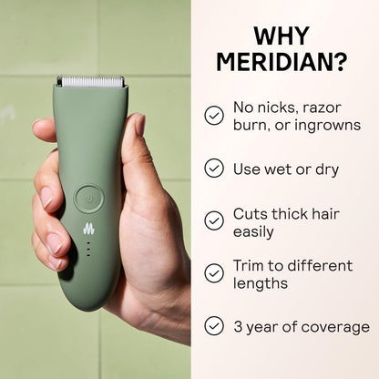 MERIDIAN The Trimmer Original - Body Hair Trimmer for Men