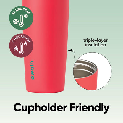 Owala SmoothSip Slider Insulated Stainless Steel Coffee Tumbler