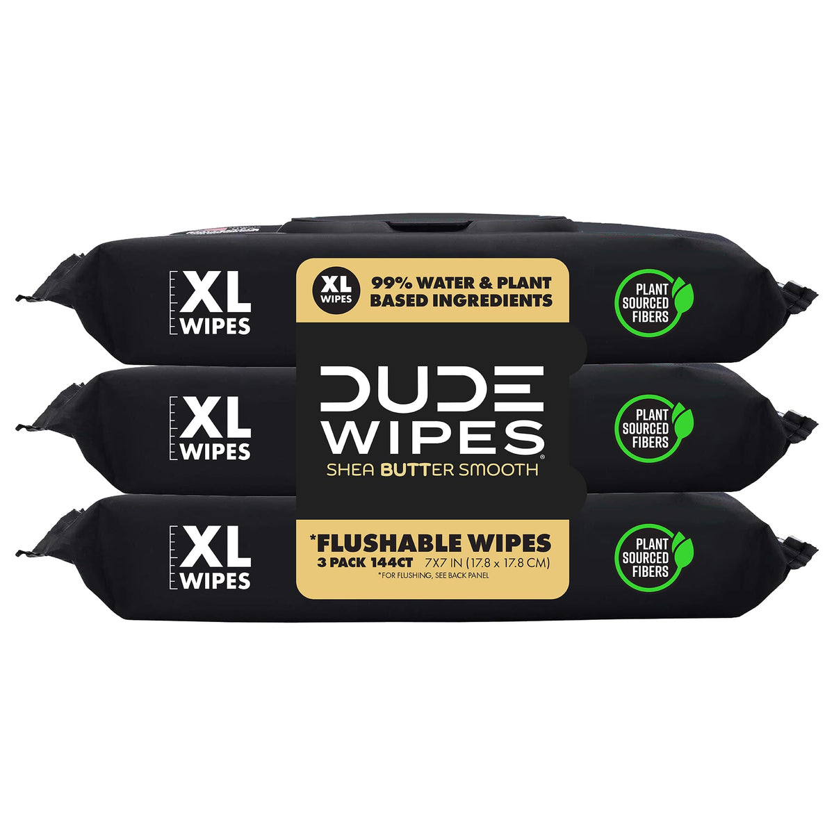 DUDE Wipes - Flushable Wipes - 6 Pack, 288 Wipes