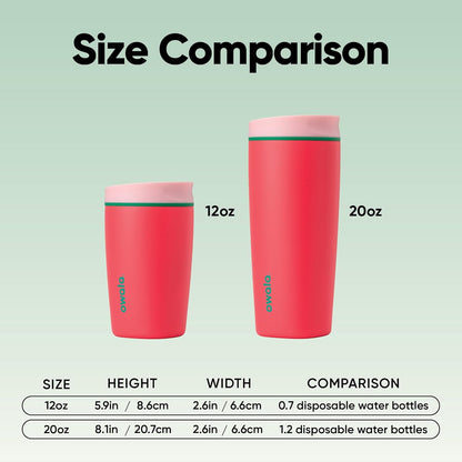 Owala SmoothSip Slider Insulated Stainless Steel Coffee Tumbler