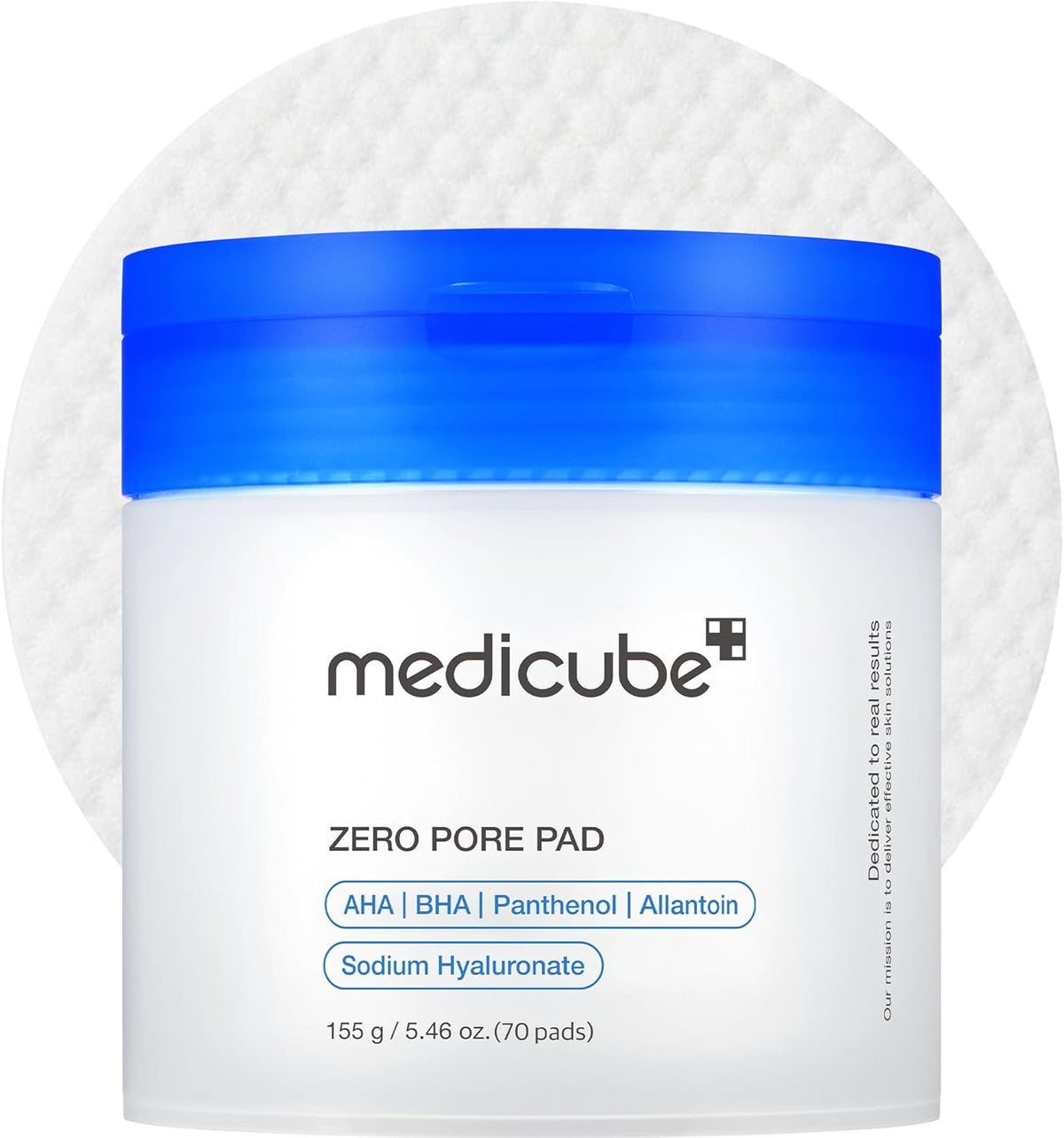 medicube Zero Pore Toner Pads 2.0 – AHA/BHA Exfoliating Pore Pads with Lavender Extract