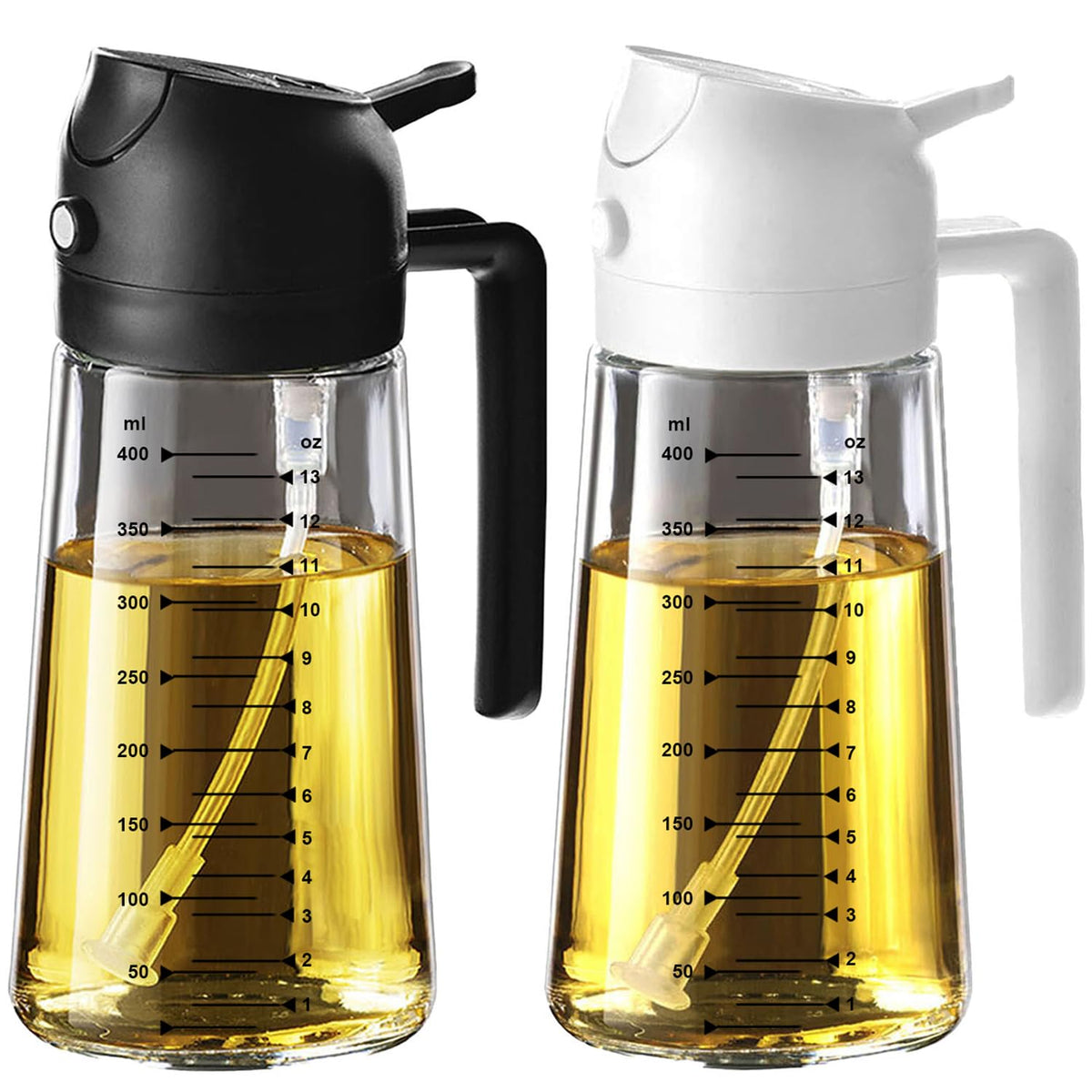 TrendPlain 16oz/470ml Glass Olive Oil Sprayer for Cooking