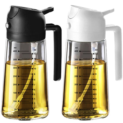 TrendPlain 16oz/470ml Glass Olive Oil Sprayer for Cooking