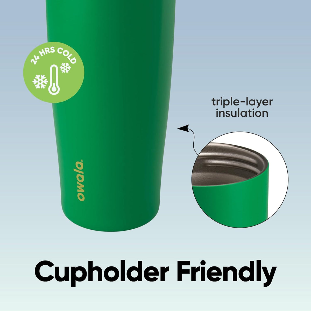Owala FreeSip Sway Insulated Stainless Steel Water Bottle with Two-Way Spout