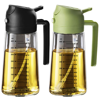 TrendPlain 16oz/470ml Glass Olive Oil Sprayer for Cooking