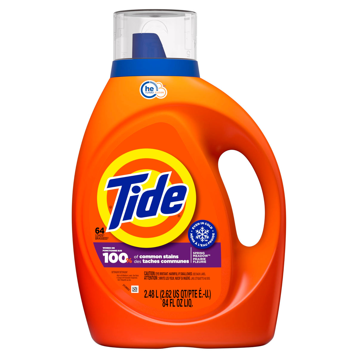 Tide Original Scent Liquid Laundry Detergent – 6X Cleaning Boost, 4X Cleaner, Fights 100% of Stains