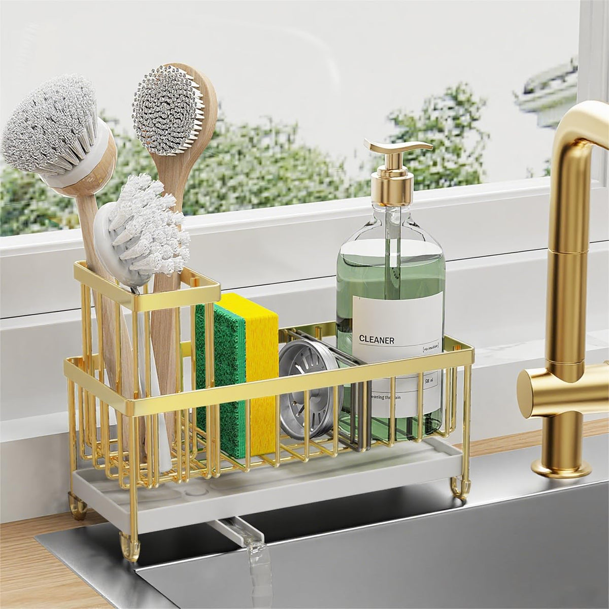 Cisily Sponge Holder for Kitchen Sink