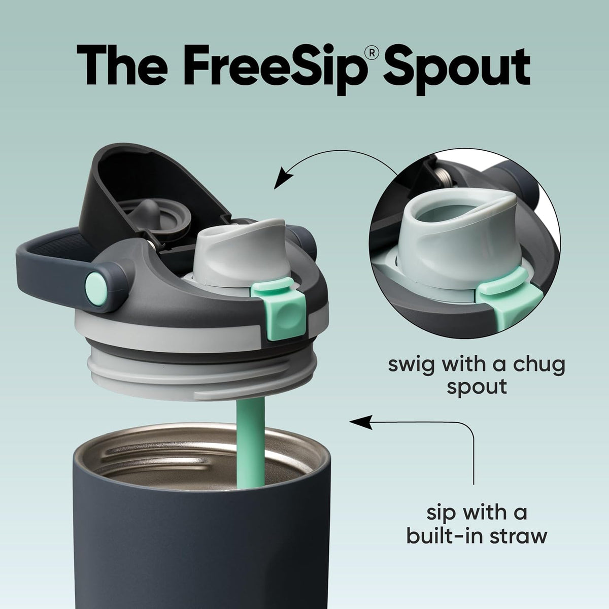 Owala FreeSip Sway Insulated Stainless Steel Water Bottle