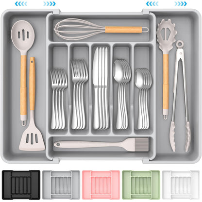 Extra Large Expandable Silverware Organizer