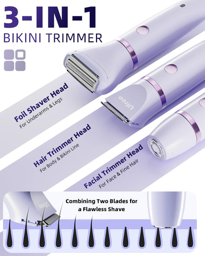 Ufree Bikini Trimmer Electric Razors for Women