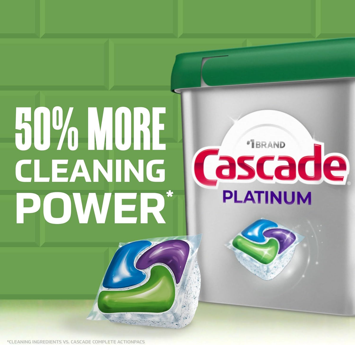 Cascade Platinum Dishwasher Pods