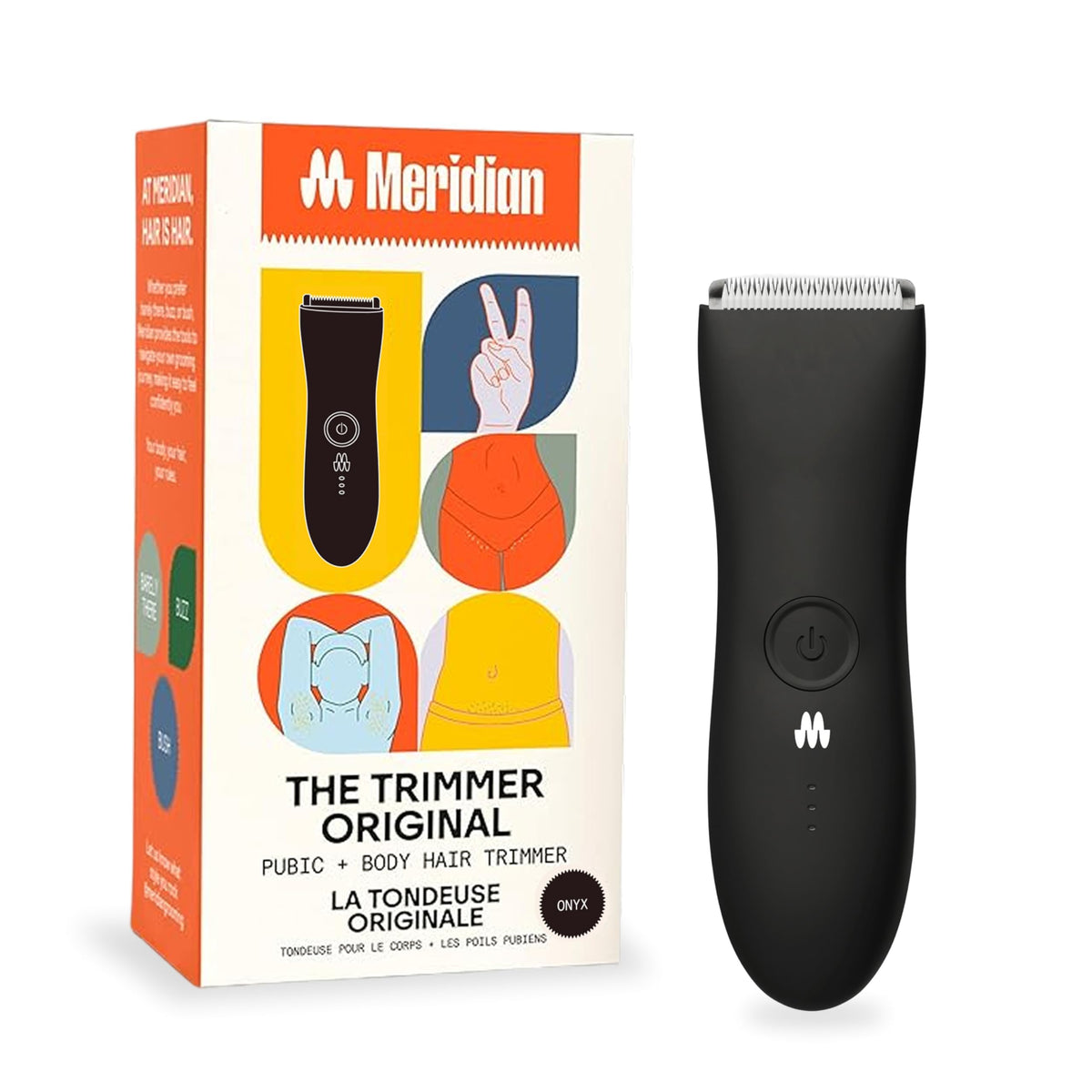 MERIDIAN The Trimmer Original - Body Hair Trimmer for Men