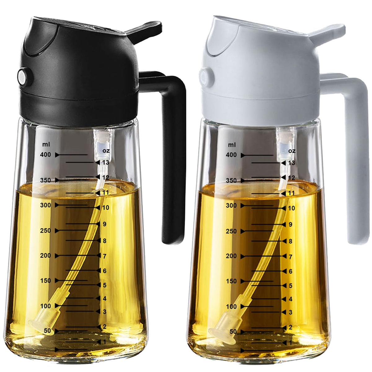 TrendPlain 16oz/470ml Glass Olive Oil Sprayer for Cooking