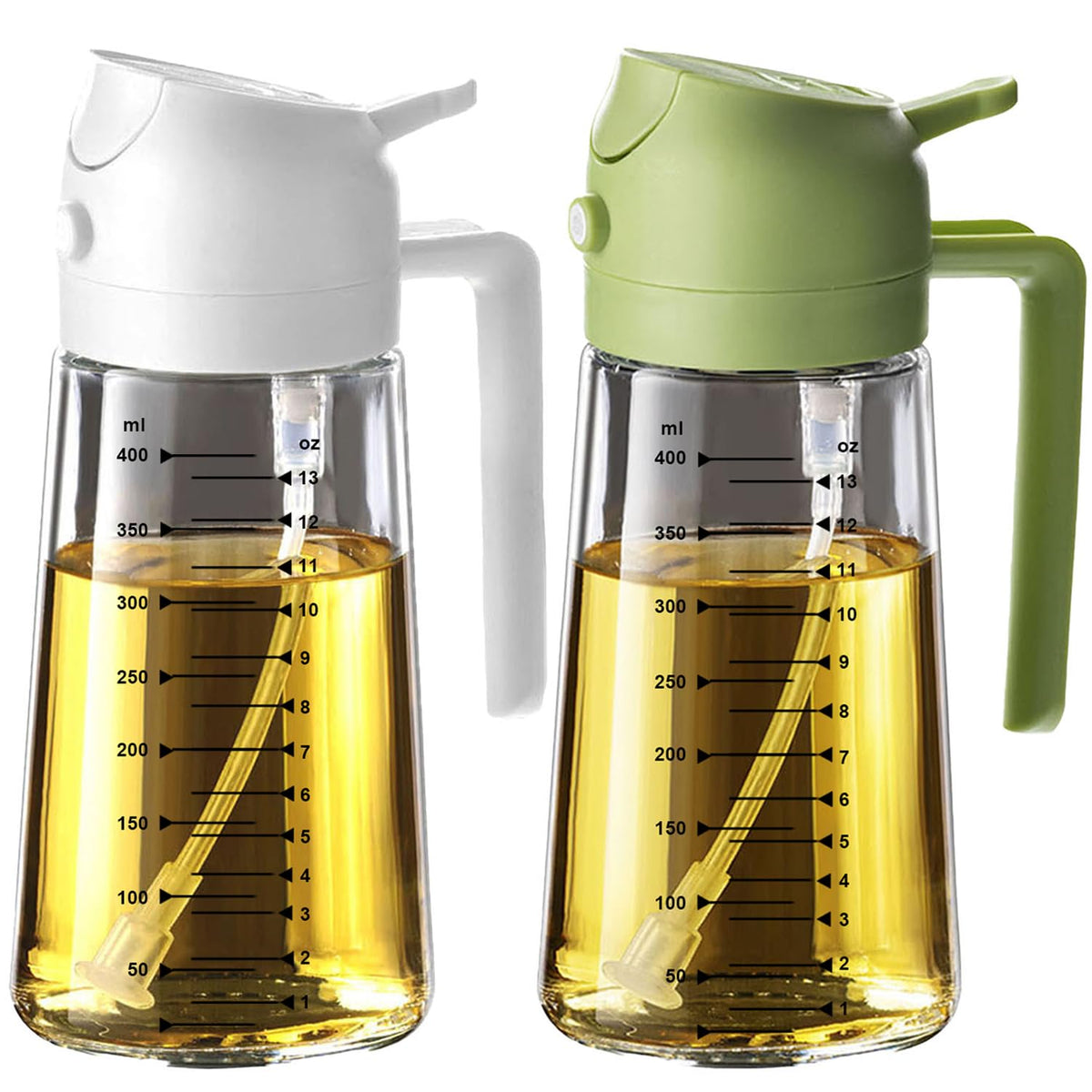 TrendPlain 16oz/470ml Glass Olive Oil Sprayer for Cooking