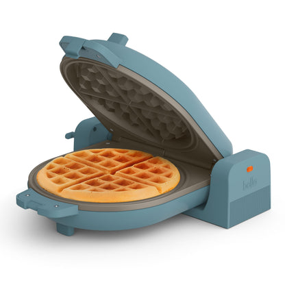 BELLA Flip & Store Belgian Waffle Maker – 1000W, Ceramic Nonstick, Compact Upright Storage
