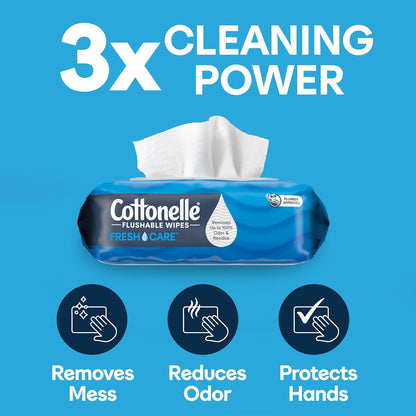 Cottonelle Fresh Feel Flushable Wet Wipes