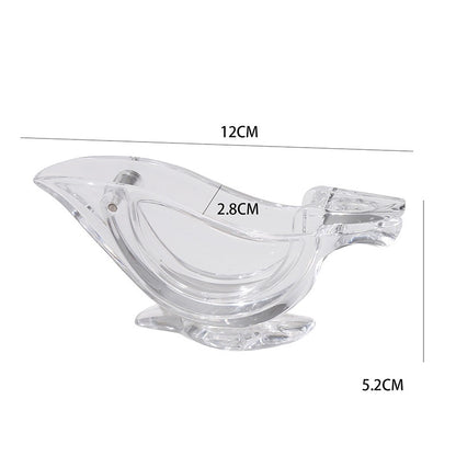 Transparent Acrylic Lemon Juice Press – Manual Citrus Squeezer & Small Fruit Juicer Kitchen Gadget