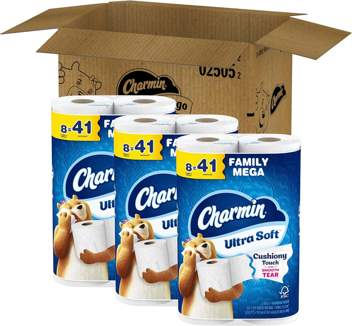 Charmin Ultra Soft Cushiony Touch Toilet Paper