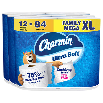 Charmin Ultra Soft Cushiony Touch Toilet Paper