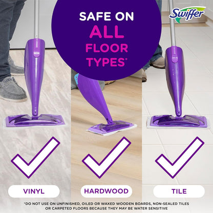 Swiffer WetJet Mopping Pad Refills – 24-Count Absorb + Lock Pads, Safe on Finished Wood Floors