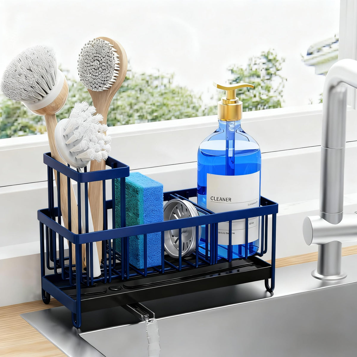 Cisily Sponge Holder for Kitchen Sink