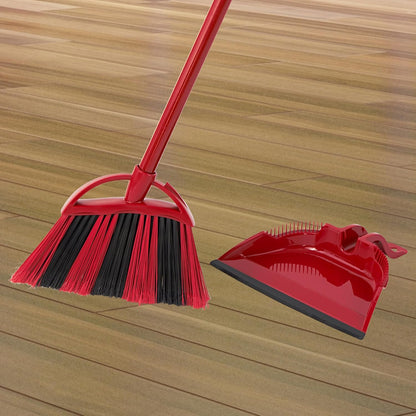 O-Cedar Sweep & Trap Broom with Step-On Dustpan – Wave Bristles Trap 99% of Dust & Dirt