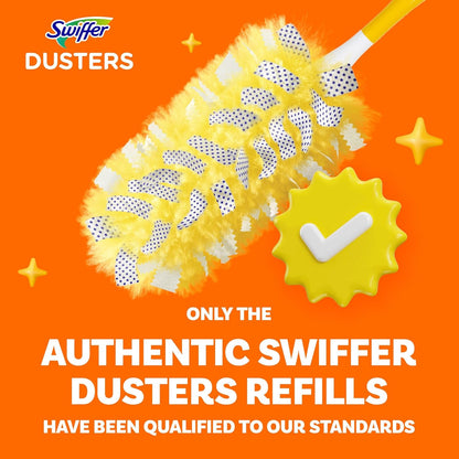 Swiffer Heavy-Duty Dusters Refill – 11-Count, Traps & Locks Dust, Removes 95% of Allergens