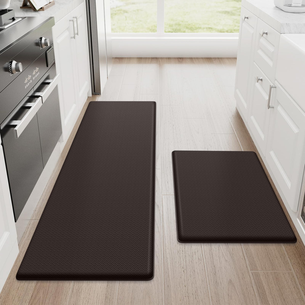 StepRite Kitchen Mats, 2PCS Kitchen Rugs