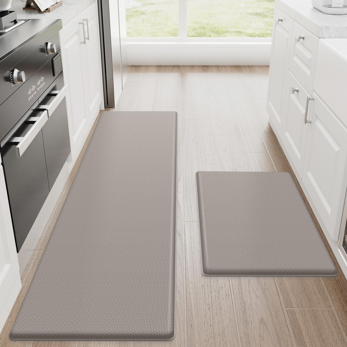 StepRite Kitchen Mats, 2PCS Kitchen Rugs