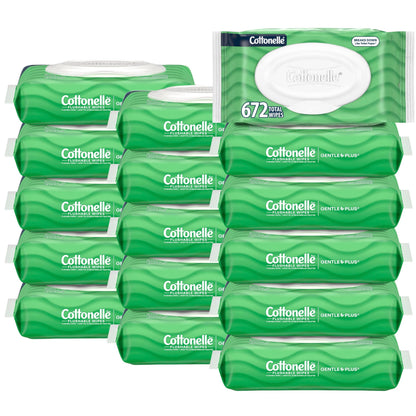 Cottonelle Fresh Feel Flushable Wet Wipes