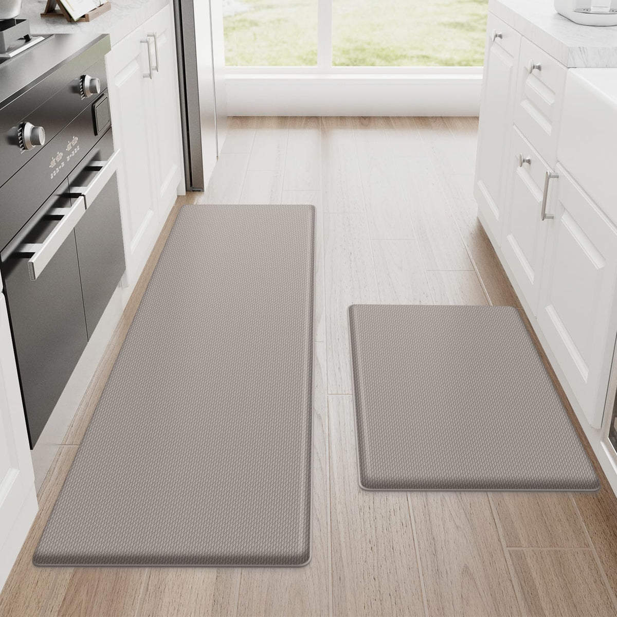 StepRite Kitchen Mats, 2PCS Kitchen Rugs