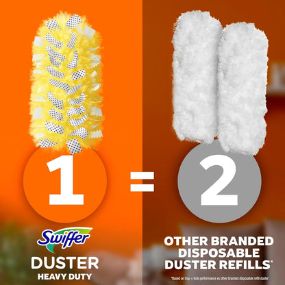 Swiffer Heavy-Duty Dusters Refill – 11-Count, Traps & Locks Dust, Removes 95% of Allergens