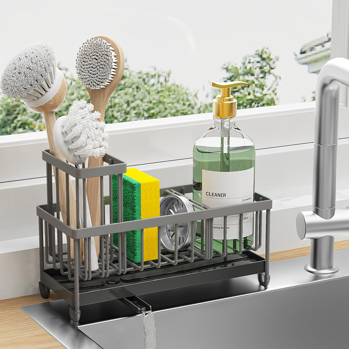 Cisily Sponge Holder for Kitchen Sink
