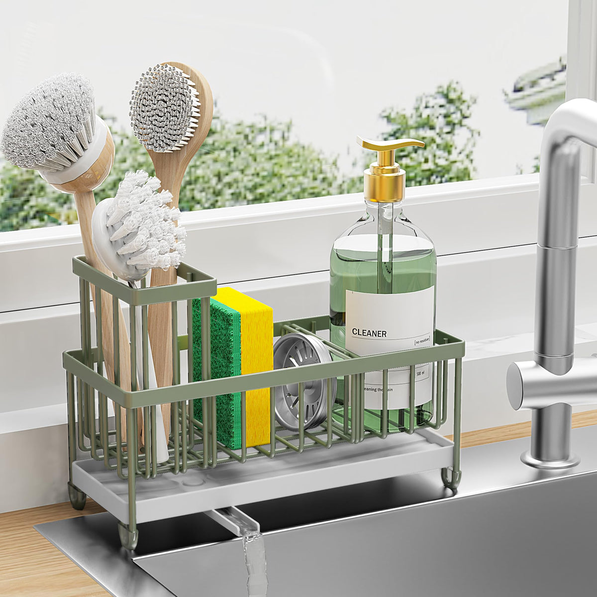 Cisily Sponge Holder for Kitchen Sink