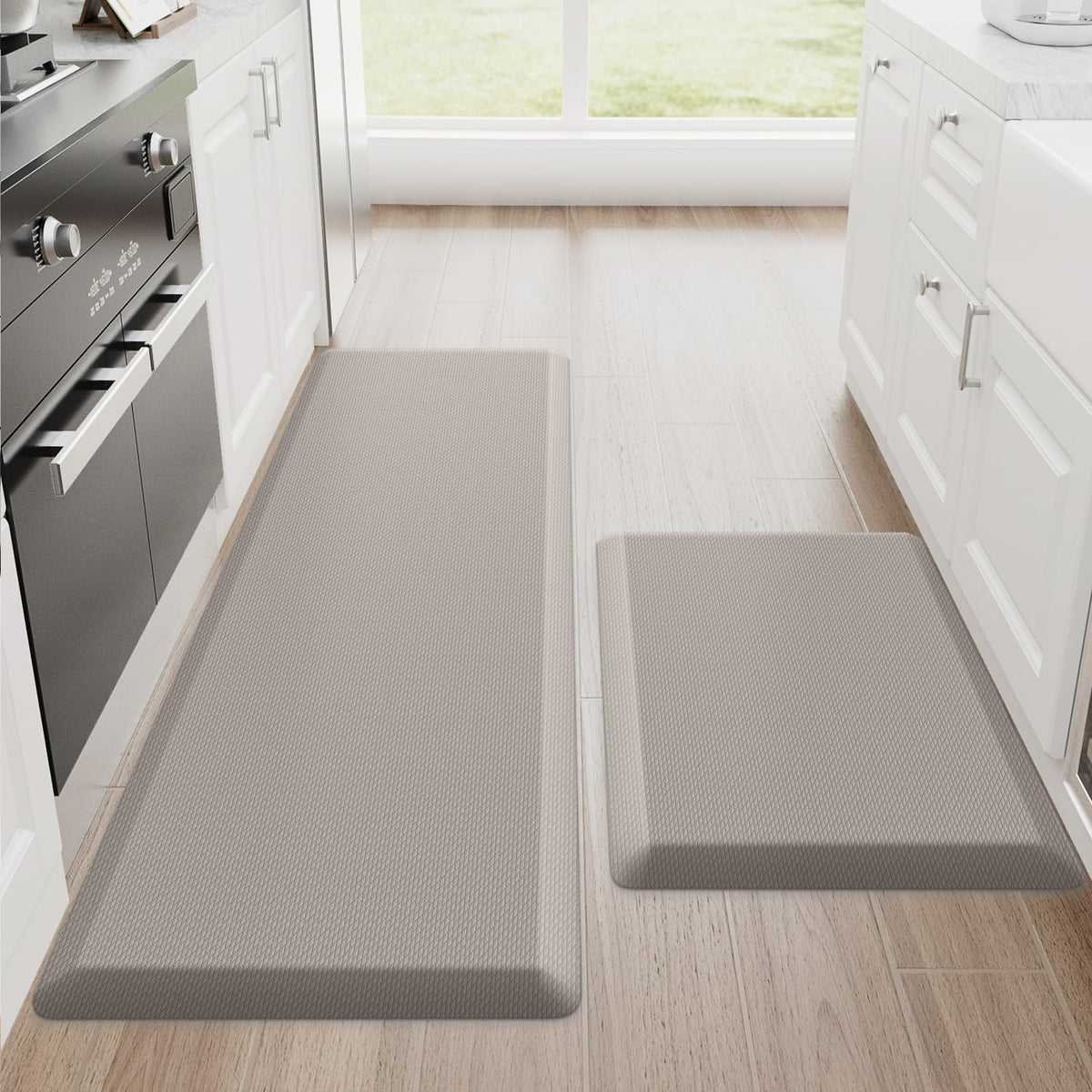 StepRite Kitchen Mats, 2PCS Kitchen Rugs