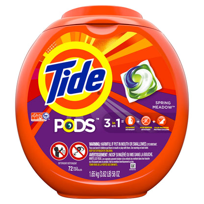 Tide PODS 3-in-1 Laundry Detergent Pacs – 112-Count, Stain Remover, Odor Fighter & Color Protector