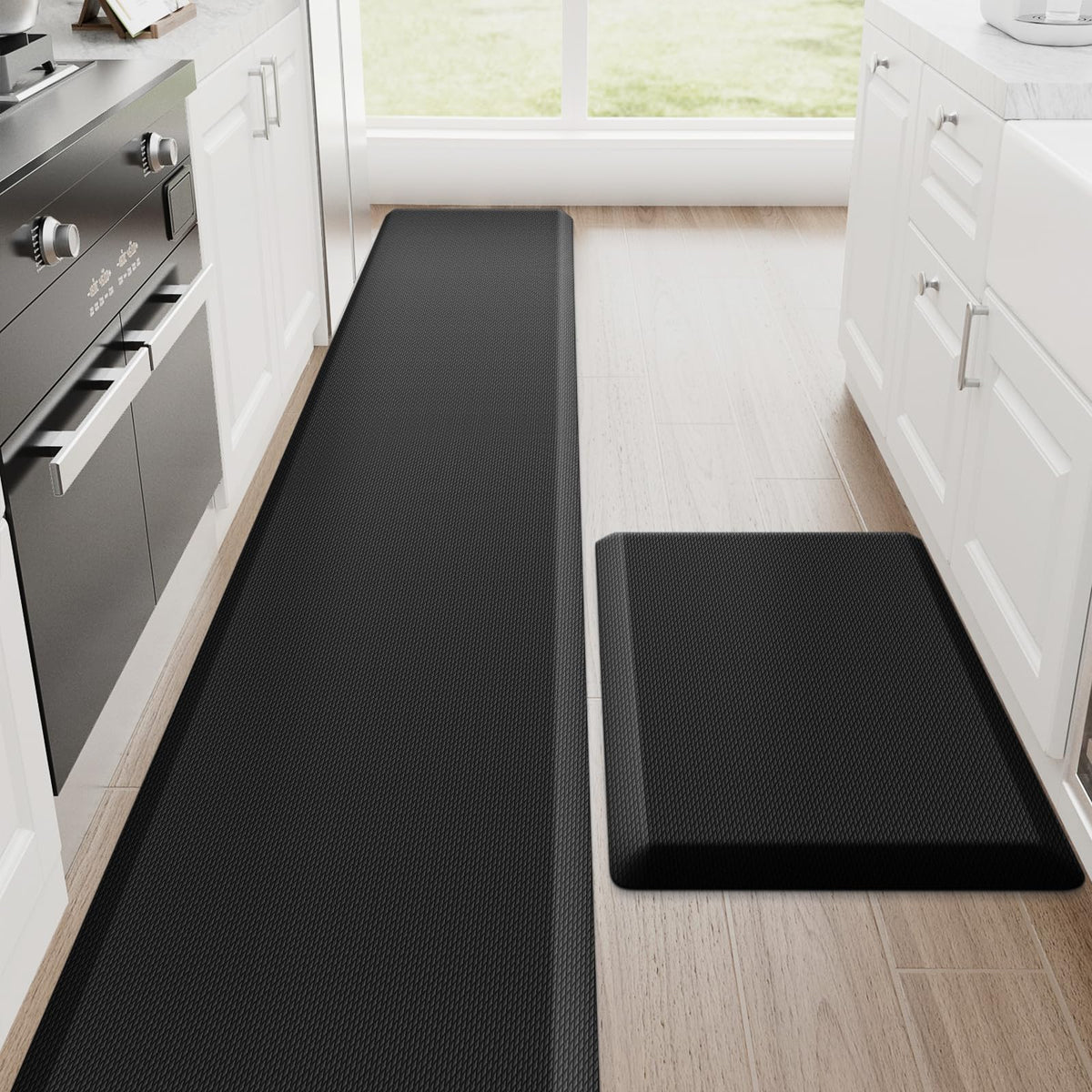 StepRite Kitchen Mats, 2PCS Kitchen Rugs