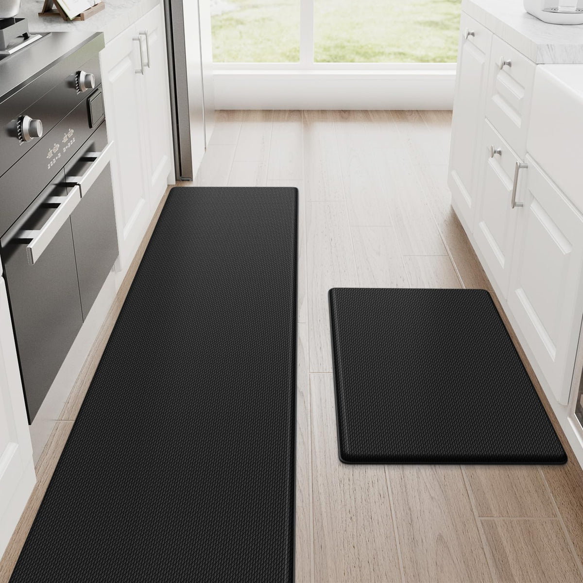 StepRite Kitchen Mats, 2PCS Kitchen Rugs