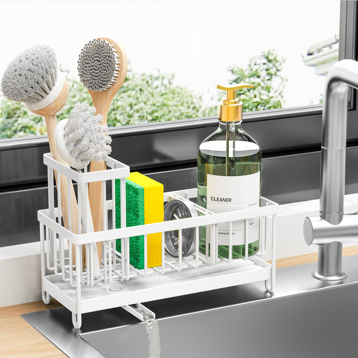 Cisily Sponge Holder for Kitchen Sink