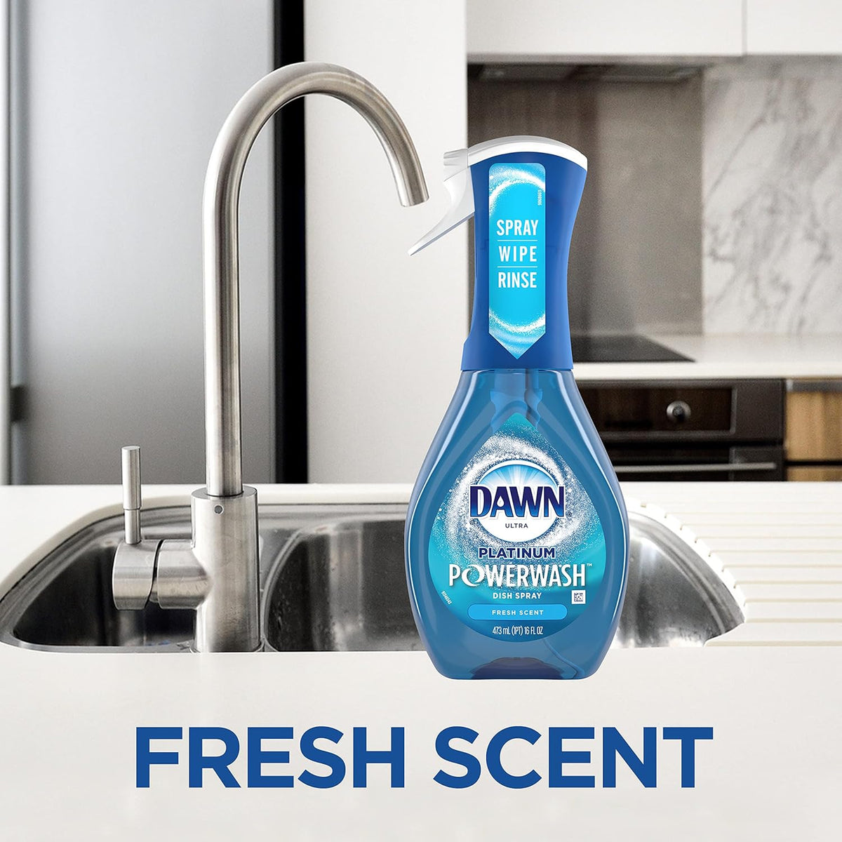 Dawn Platinum Powerwash Dish Spray – Concentrated Multi-Surface Cleaner, Removes 99% of Grease