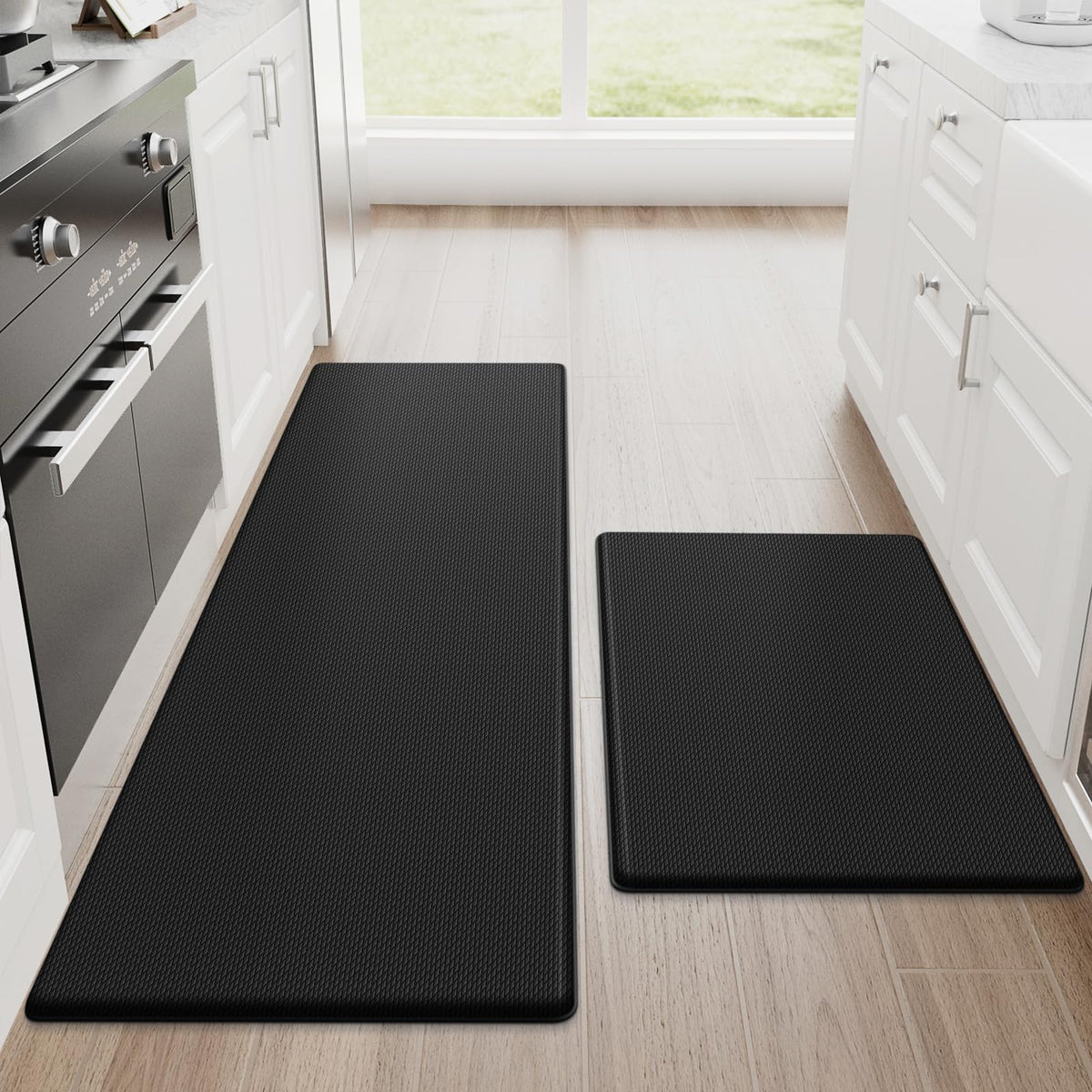 StepRite Kitchen Mats, 2PCS Kitchen Rugs