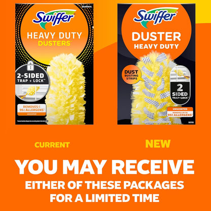 Swiffer Heavy-Duty Dusters Refill – 11-Count, Traps & Locks Dust, Removes 95% of Allergens