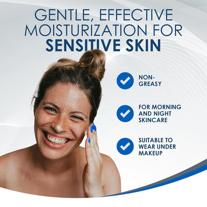 Vanicream Daily Facial Moisturizer – Ceramides, Hyaluronic Acid & Squalane, Fragrance-Free, 3 fl oz