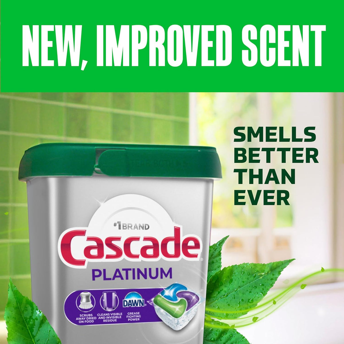 Cascade Platinum Dishwasher Pods