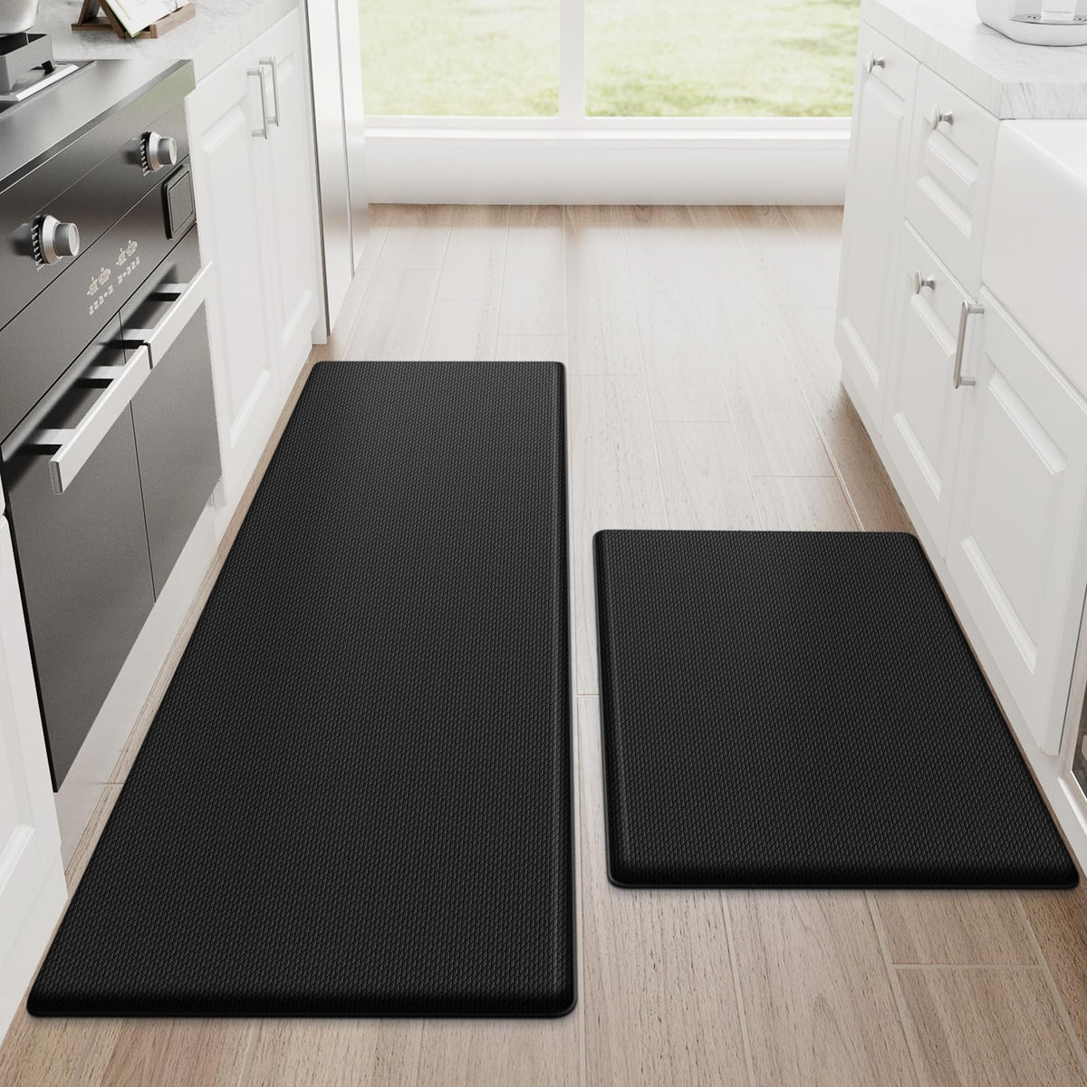 StepRite Kitchen Mats, 2PCS Kitchen Rugs