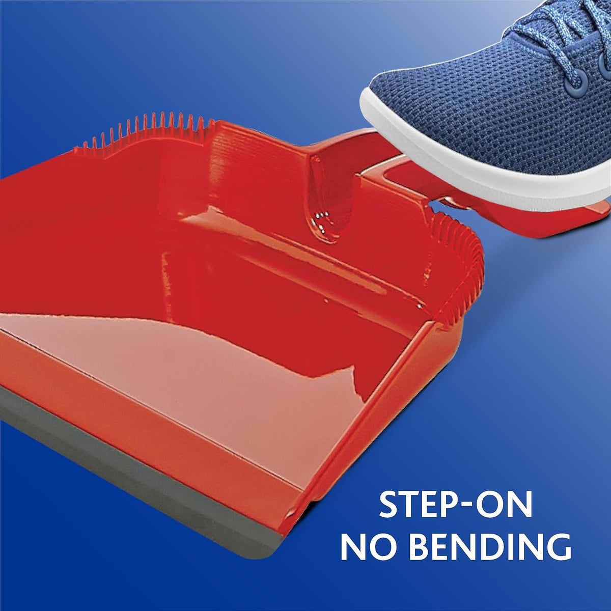 O-Cedar Sweep & Trap Broom with Step-On Dustpan – Wave Bristles Trap 99% of Dust & Dirt