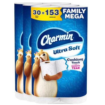 Charmin Ultra Soft Cushiony Touch Toilet Paper