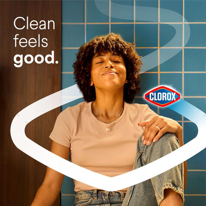 Clorox Toilet Bowl Cleaner Clinging Bleach Gel – Kills 99.9% of Germs, Removes Stains, Deodorizes