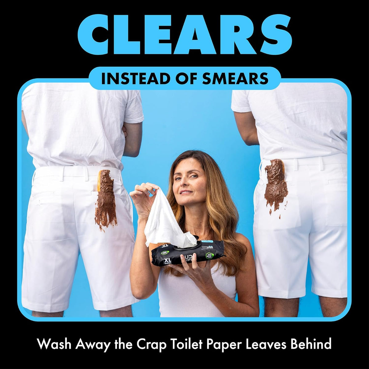 DUDE Wipes - Flushable Wipes - 6 Pack, 288 Wipes